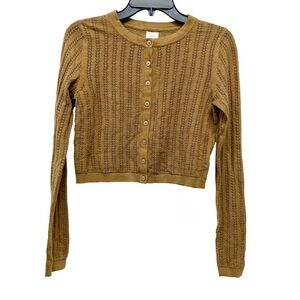 a new day Tan Textured Cardigan